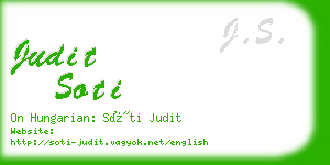 judit soti business card